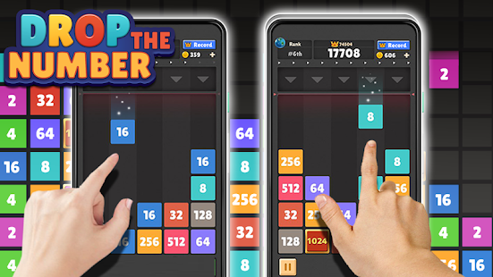 Drop The Number® : Merge Game Screenshot