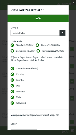 Android application Torino i Köping screenshort