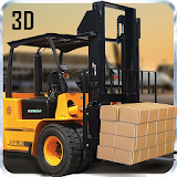 Cargo Forklift Operator 3D icon