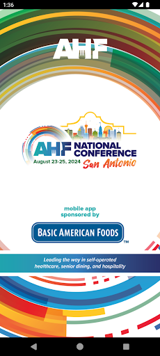 Android application AHF Annual Conference screenshort