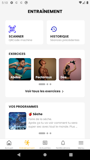 MYFIT 360 Screen 3