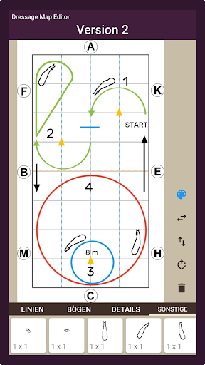 Dressage Map Editor Screen 2