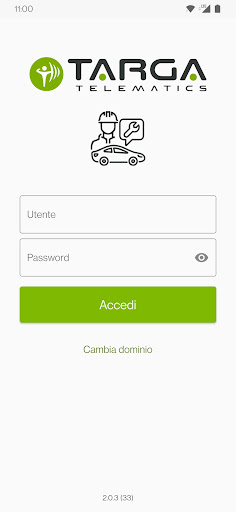 Android application Targa FleetOps screenshort