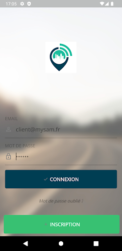 Android application un-chauffeur.com screenshort