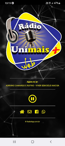 Rádio Unimais Web Screen 2