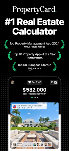 Android application PropertyCard Finance Tracker screenshort