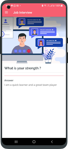 Android application Quick Job Interview Q/A screenshort