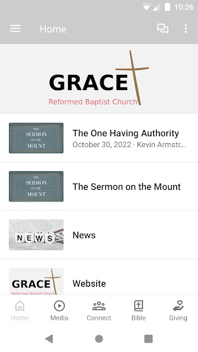 Android application Grace Reformed Baptist screenshort