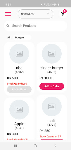 Hisab POS Screen 2
