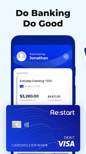 Android application Restart — Mobile Banking App screenshort