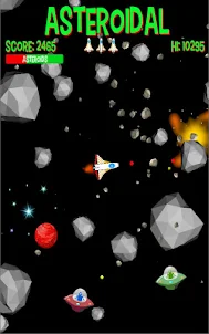 Destroy asteroids & aliens