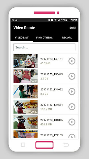 Screenshot of Smart Video Rotate and Flip