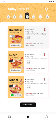 Android application Appetizer screenshort