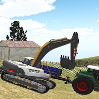 Excavator Tractor Farming Game