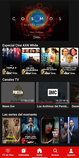 Android application TV&GO screenshort