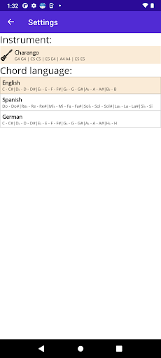 Charango Master Screen 2