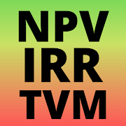 NPV, IRR, TVM Financial Calculator with History