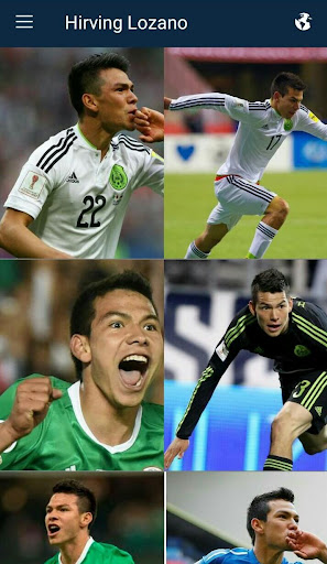 Android application Hirving Lozano HD Wallpaper screenshort