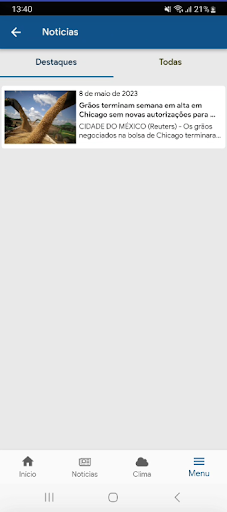 Android application Solimã Conecta screenshort
