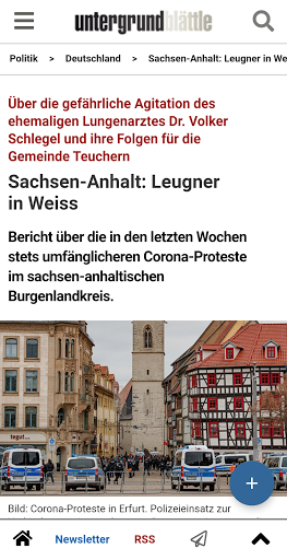 Untergrund-Blättle Screen 2