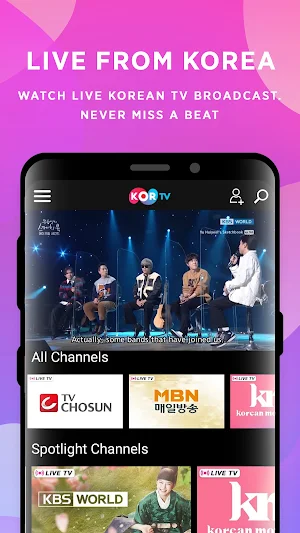 KORTV for Android TV screenshot 0