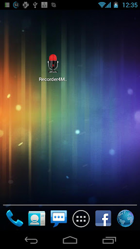 Android application Recorder4Me screenshort