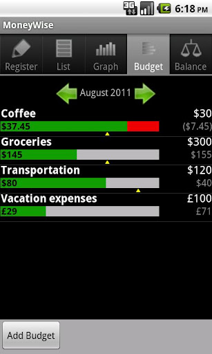 MoneyWise.eu Screen 2