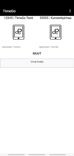 TimeGo Tuotannonohjaus Screen 2