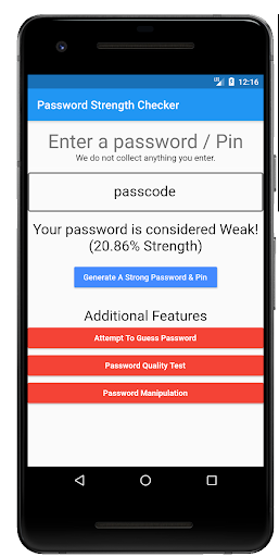 Intelligent Password Strength