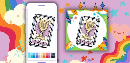 Coloring Book: Tarot App 1.1 APK + Мод (Unlimited money) за Android