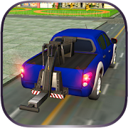 Car Tow Truck Transporter 3D  Icon