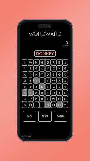 Android application WORDWARD - A Game of Words screenshort