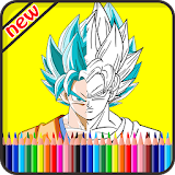 coloring for super saiyan DB icon