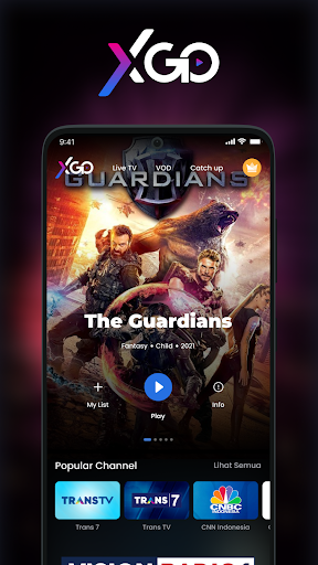 Android application Transvision XGO screenshort