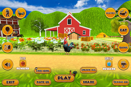 Captura 24 juegos de pollo parlante android