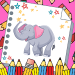 Cover Image of Download Offline Elephant Coloring Book  APK