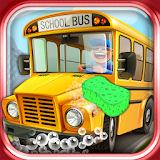 Kids School Bus Spa Simulator icon