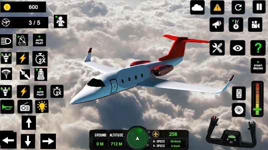 飛機 航班 模擬器： 飛機 飛行員 遊戲