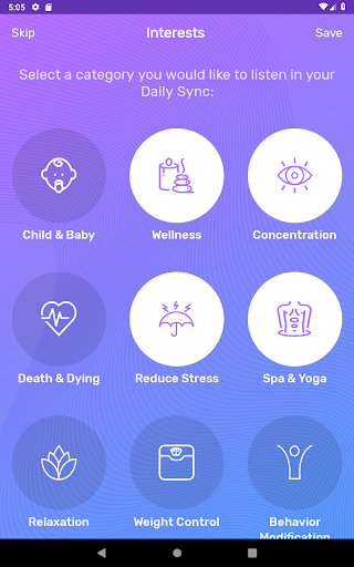 Android application Hemi-Sync® Flow screenshort