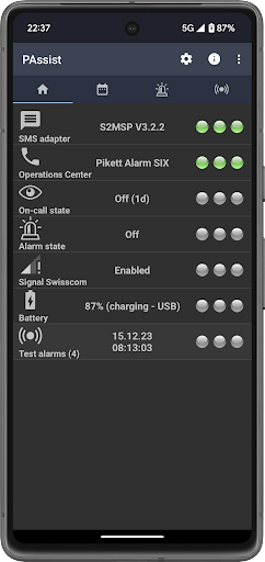 Android application PAssist screenshort