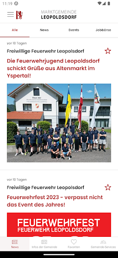 Android application Leopoldsdorf screenshort