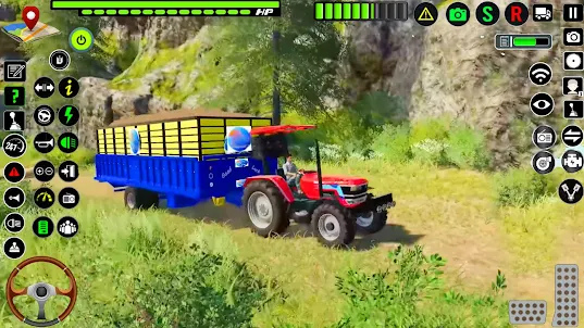 Farm Tractor Driving Games 3D