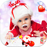 christmas stickers for picture icon