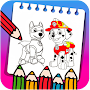 Pups patrol coloring book