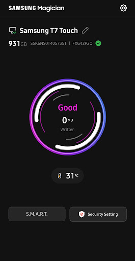 Samsung Magician screenshot 1