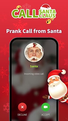 Call Santa Claus - Prank Callのおすすめ画像1