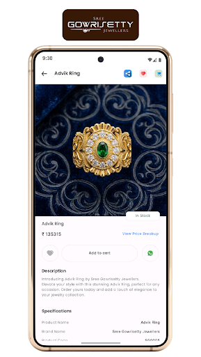 Sree Gowrisetty Jewellers ekran görüntüsü