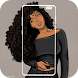 かわいい黒の女の子の壁紙 - Androidアプリ