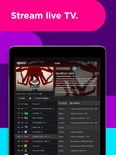 Screenshot of MidcoTV