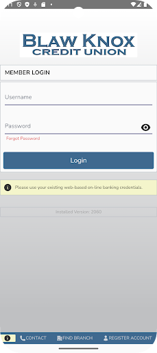 Blaw Knox CU MemberNet Screenshot 1 - AppWisp.com
